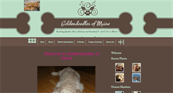 Desktop Screenshot of goldendoodlesofmaine.com
