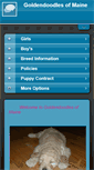 Mobile Screenshot of goldendoodlesofmaine.com